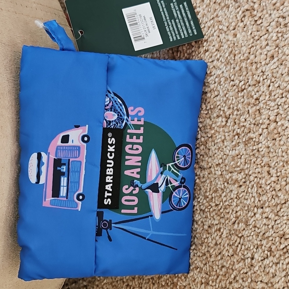 Right from Los Angeles California Starbucks tote